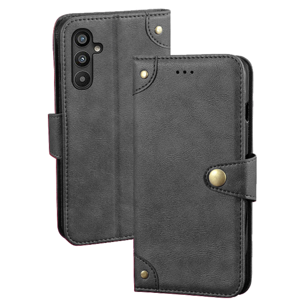 IDEWEI Protective Phone Case For Samsung Galaxy A34 5G Flip Leather Wallet Stand Cell Phone Cover IDEWEI Protective Phone Case For Samsung Galaxy A34 5G Flip Leather Wallet Stand Cell Phone Cover